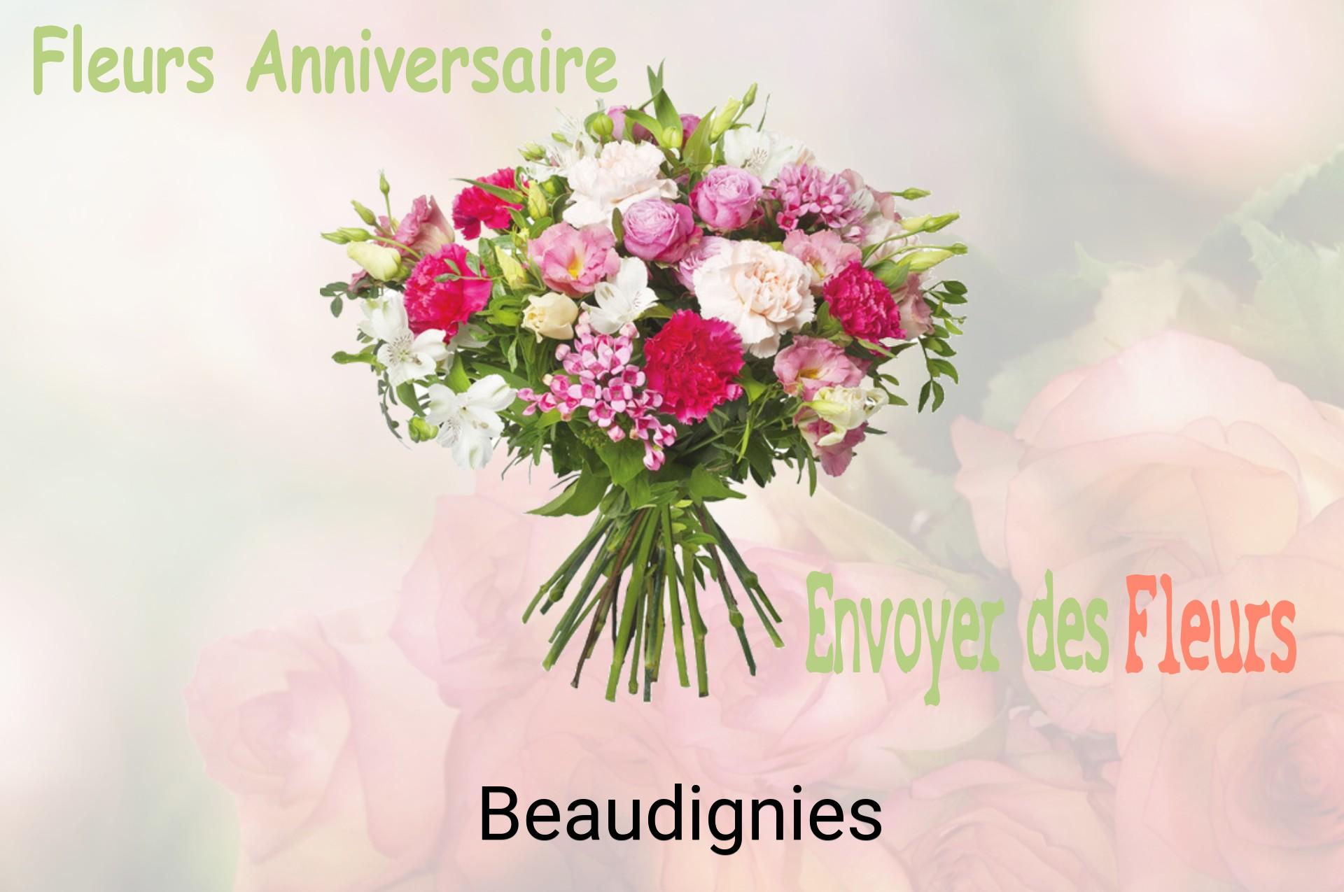 Bouquet de fleurs d’anniversaire livré à Beaudignies